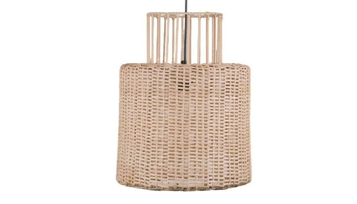 Chic Natural Cane Pendant Light