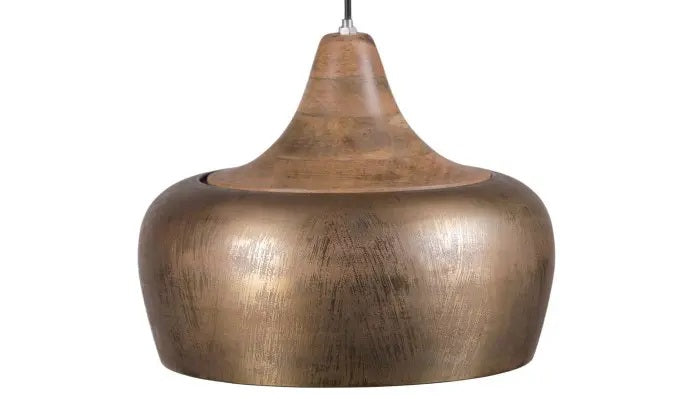Rustic Golden Drop Pendant Light