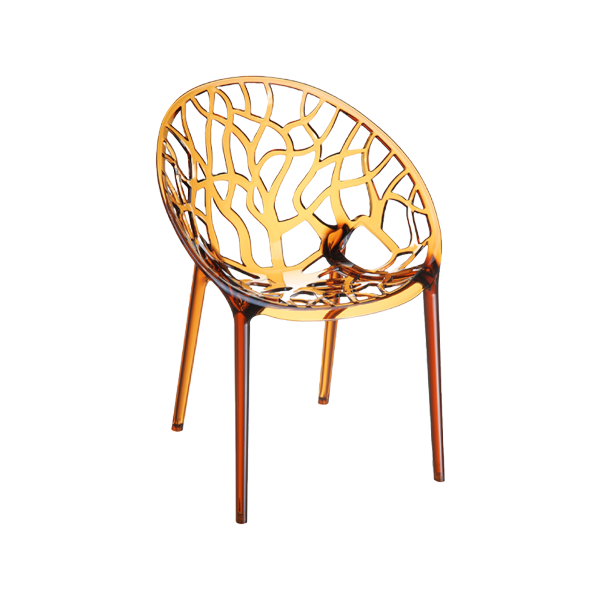 Crystal Amber Dining Chair