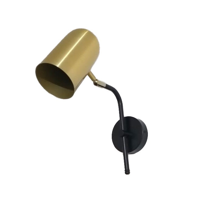 Calypso Black and Brass Wall Light