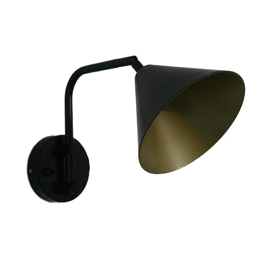 AR Black and Gold Wall Light